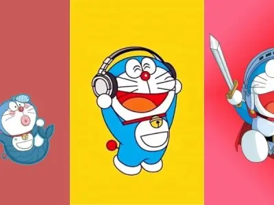 Doraemon trở lại qua bộ ảnh đáng yêu gắn liền với tuổi thơ