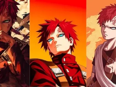 Hình ảnh Gaara khắc họa hành trình từ cô độc đến mạnh mẽ