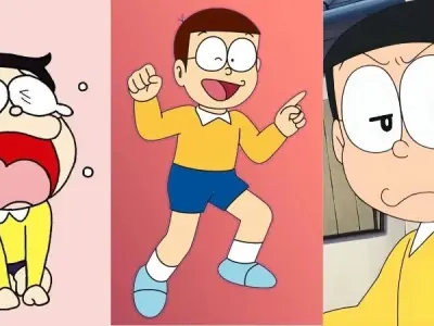 Ảnh Nobita ghi lại những khoảnh khắc quen thuộc dễ thương