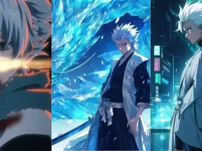 Vẻ lạnh lùng và uy nghi của Toshiro hiện lên đầy cuốn hút