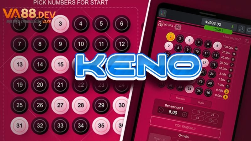 Ưu điểm nổi bật của game Keno VA88