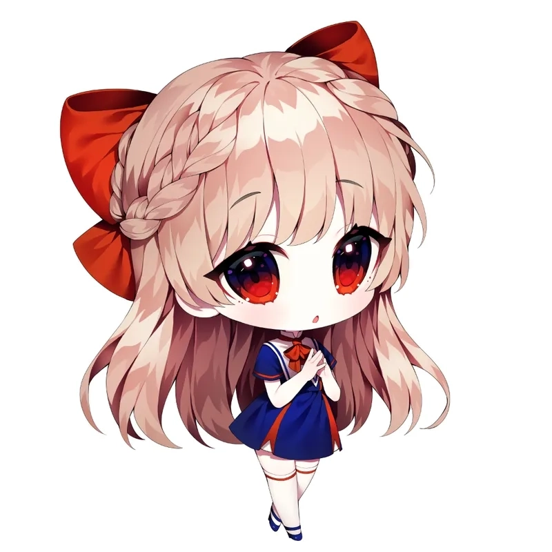 Gợi ý ảnh anime chibi đơn giản nhẹ nhàng cực hợp xu hướng
