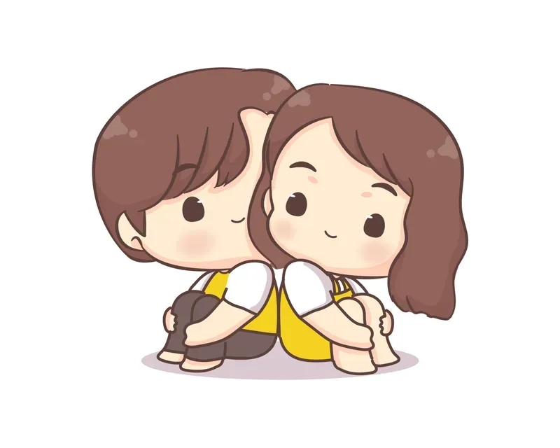 Hình chibi cặp đôi giúp lưu giữ khoảnh khắc yêu đáng nhớ