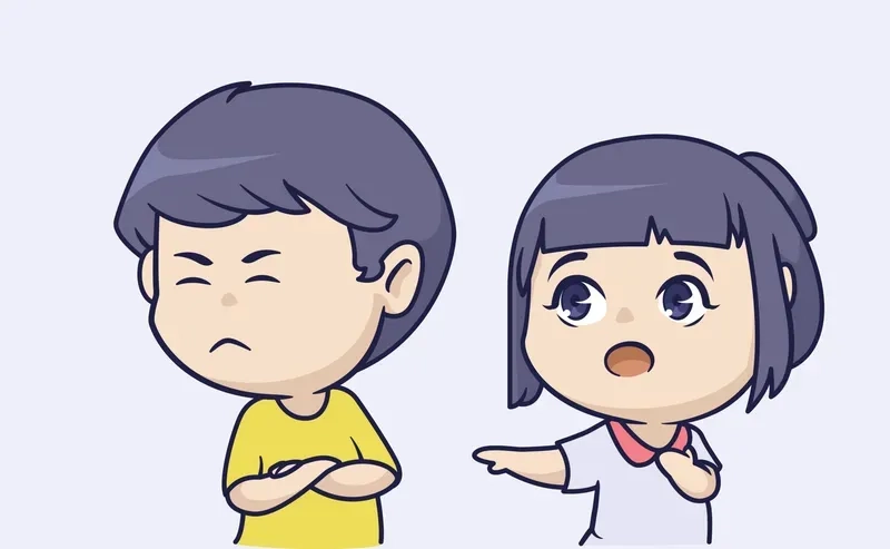 Chibi cặp đơn giản nhưng tràn đầy cảm xúc tình yêu