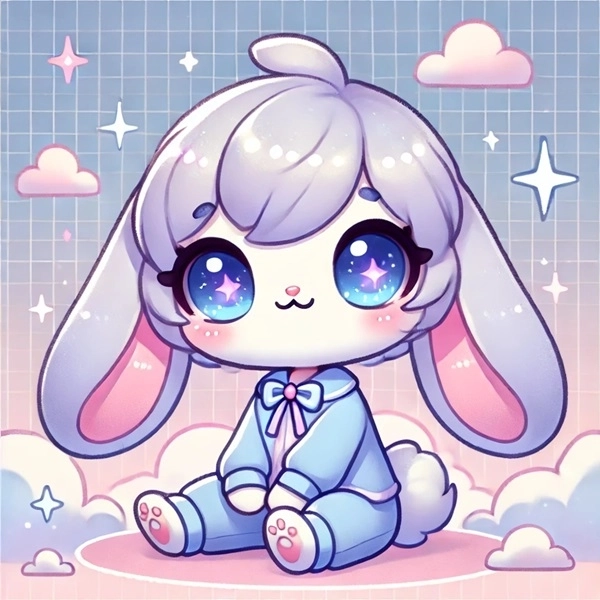 Mê mẩn trước cute thỏ con dễ thương chibi đáng yêu