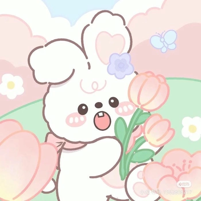 Tổng hợp chibi thỏ siêu đáng yêu từ mạng xã hội