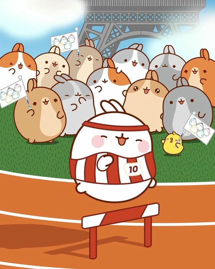 Tải ngay chibi hình thỏ cute để làm hình nền cực yêu