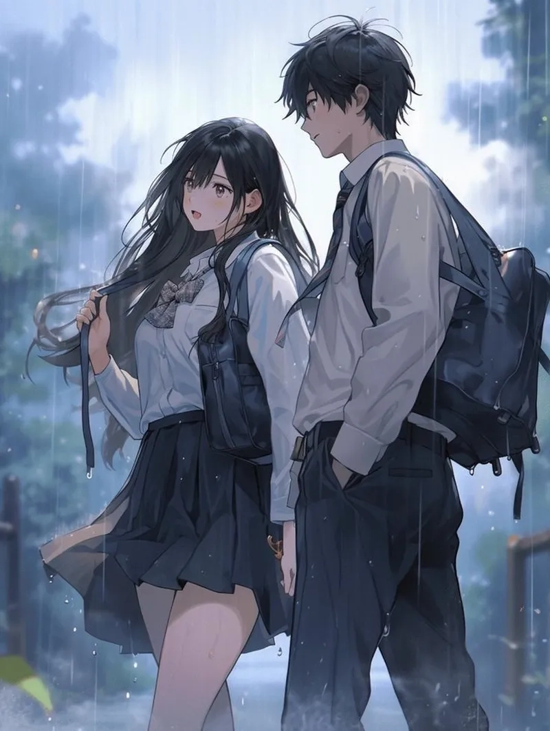 Anime chibi cặp đôi cute siêu dễ thương khiến tim tan chảy