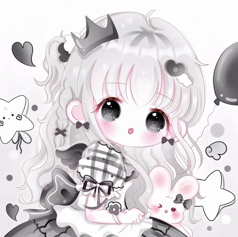 Thế giới hình nữ cute chibi khiến bạn không thể rời mắt