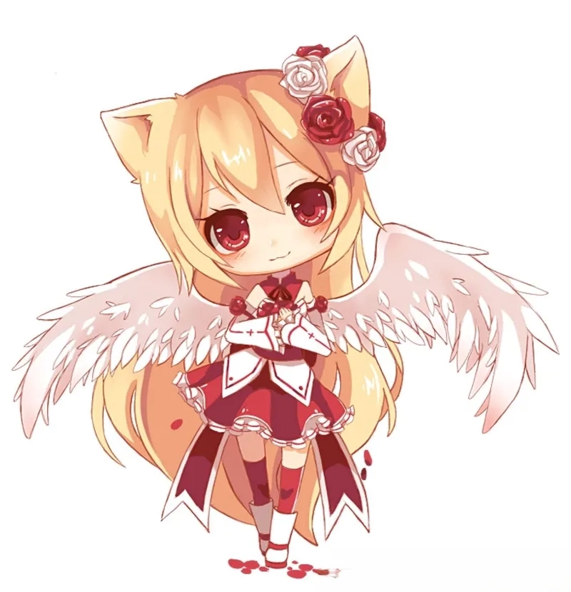 Ngất ngây với dễ thương cute anime chibi nữ cực chill