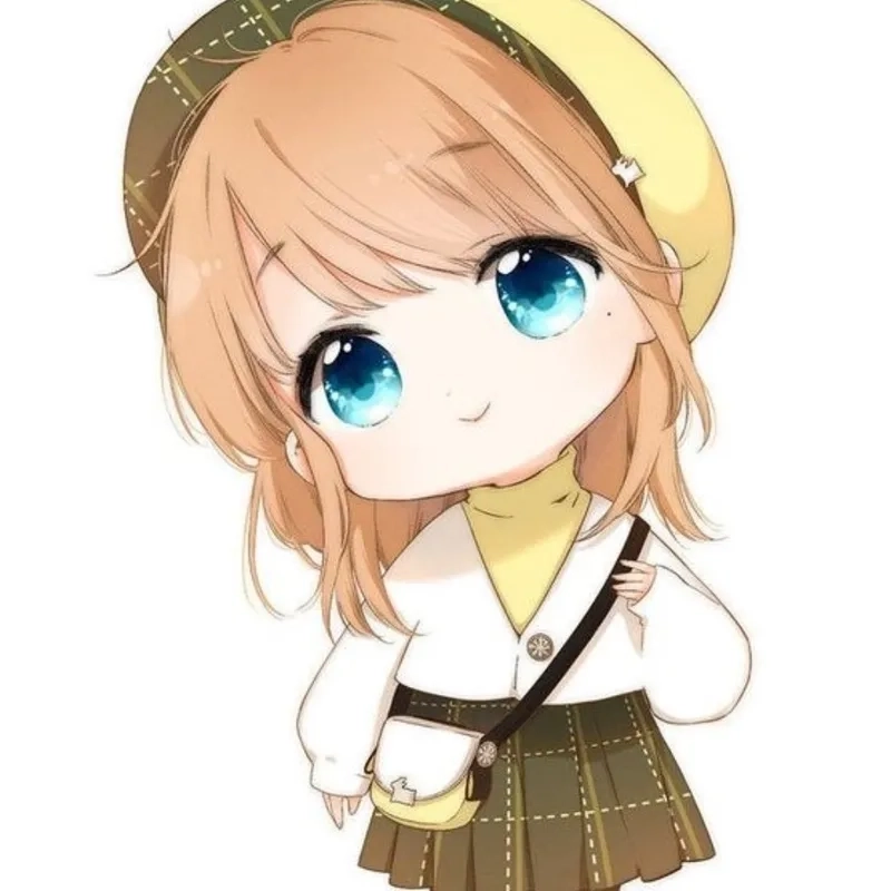 Yêu ngay từ cái nhìn đầu tiên với hình anime nữ chibi cute