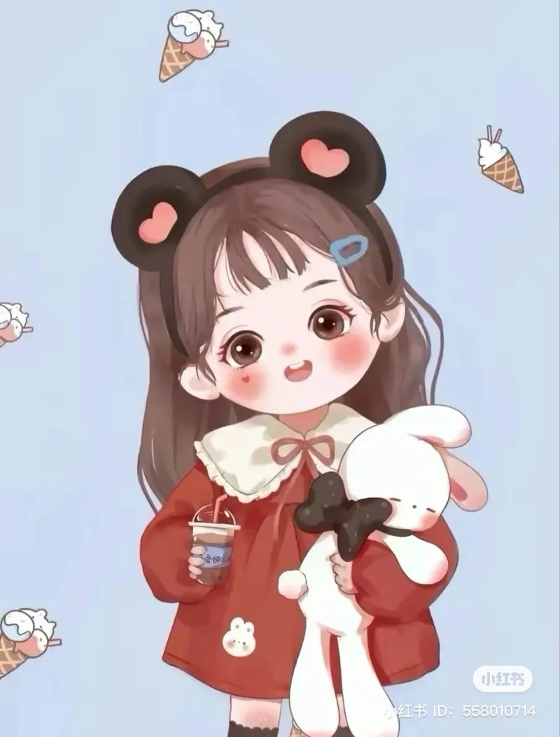 Ngắm nhìn anime nữ cute chibi cực kỳ đáng yêu