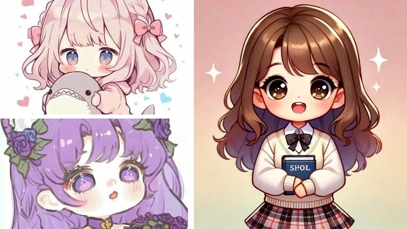 Ý nghĩa về avatar cute girl chibi ngọt ngào