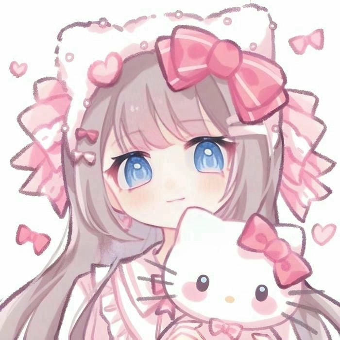 Thả tim ngay với chibi girl avatar cute anime cực đáng yêu