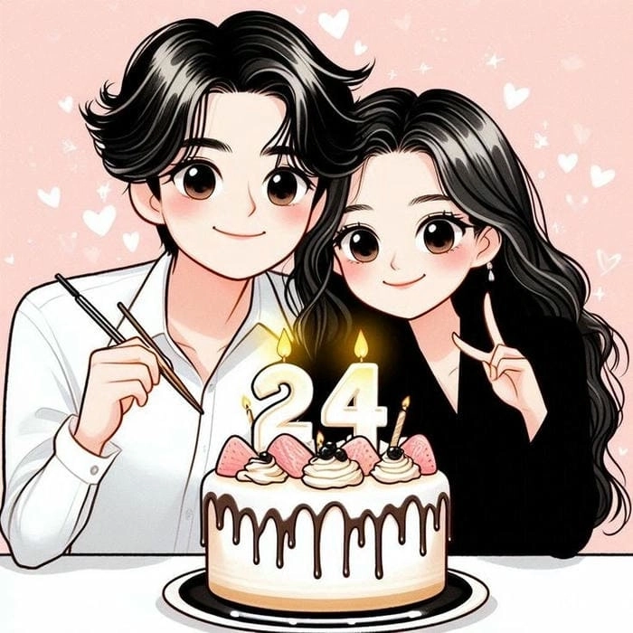 Dễ thương chibi avatar cặp đôi hình ảnh cute cho bạn và người ấy