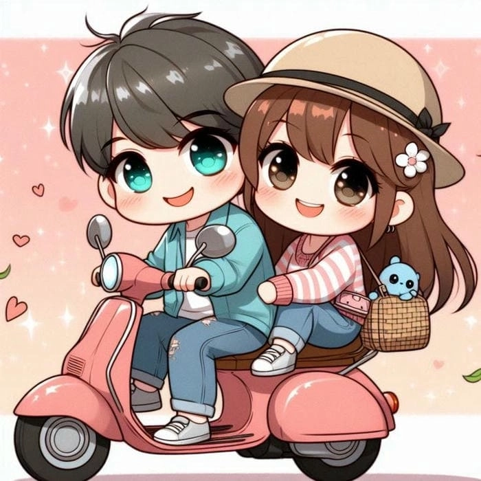 Gây chú ý ngay với avatar cute đôi chibi phong cách mới