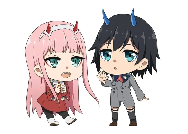 Chibi avatar đôi cute với phong cách anime cực hút mắt