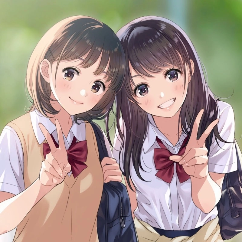 Khám phá ngay avatar đôi cute chibi đáng yêu và nổi bật