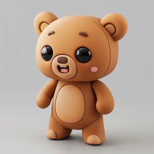 Hình ảnh chibi avatar gấu cute mang vẻ ngoài siêu đáng yêu 