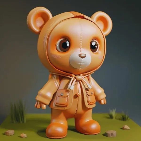 Avatar gấu cute chibi chuẩn trend 2025 cho giới trẻ 