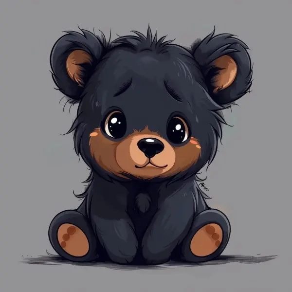Hình ảnh chibi avatar gấu cute đôi ngọt ngào dành cho cặp đôi 