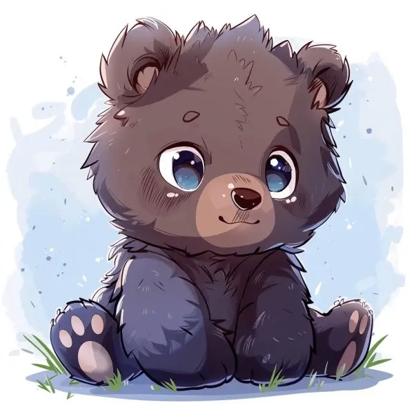 Gấu cute chibi avatar khủng log dành riêng cho fan khủng long 