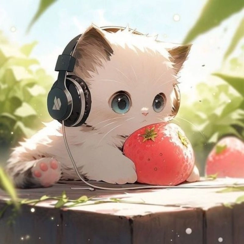 Sở hữu ngay avatar cute mèo simmy chibi siêu kute
