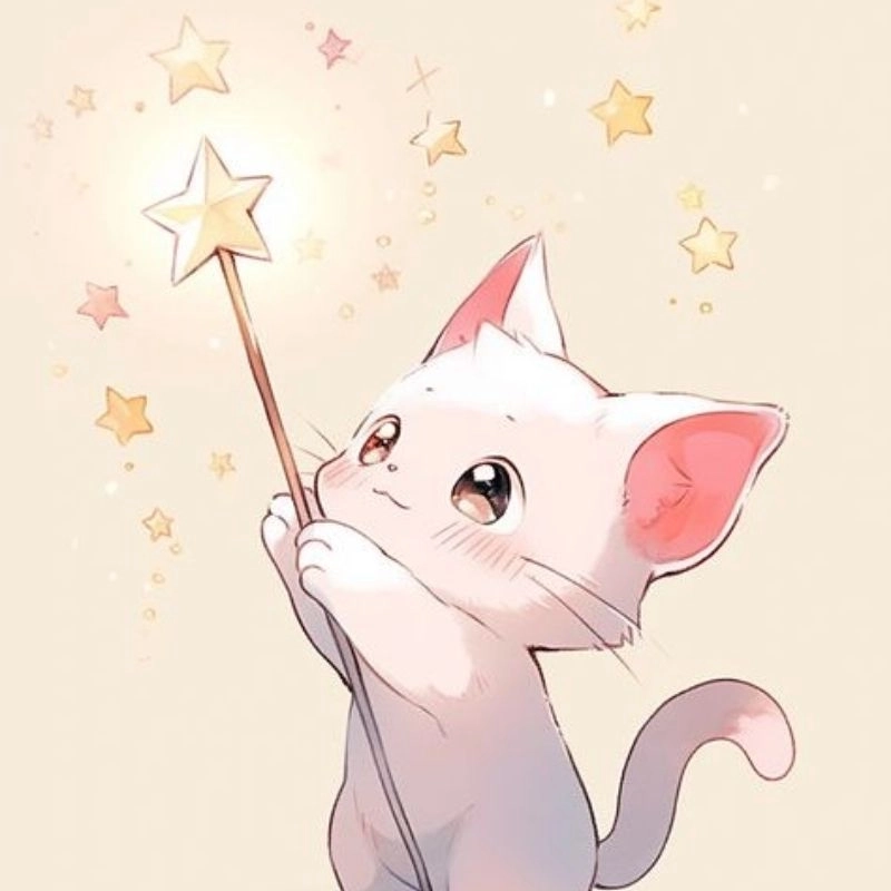 Tải ngay meo chibi avt avatar ảnh mèo cute siêu đáng yêu