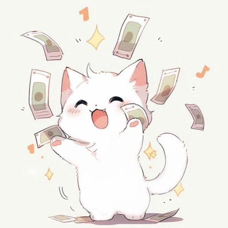 Vui nhộn và đáng yêu với avatar cute chibi mèo chibi mập
