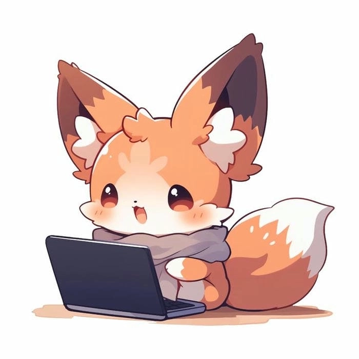 Lưu ngay hình cáo chibi ngộ nghĩnh cho hội yêu thú