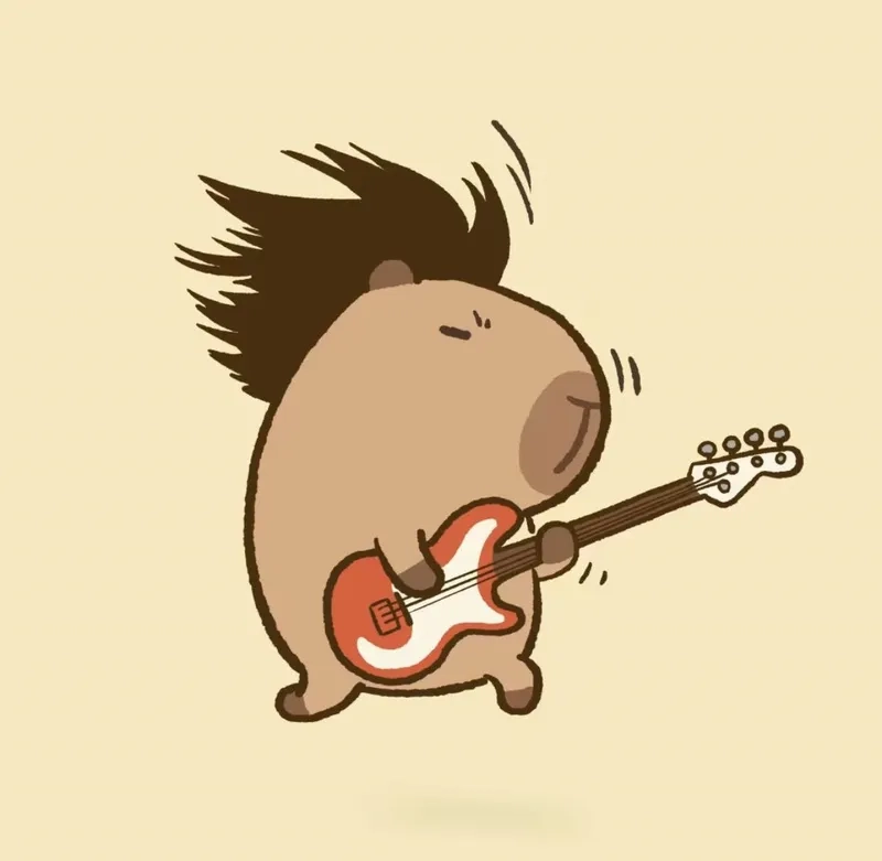 Chibi capybara drawing truyền cảm hứng sáng tạo nghệ thuật