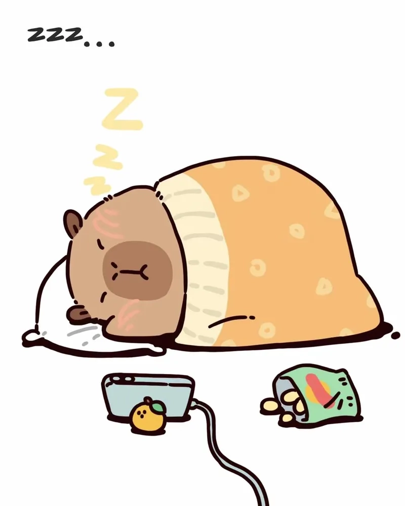 Capybara meme chibi hài hước khiến bạn bật cười