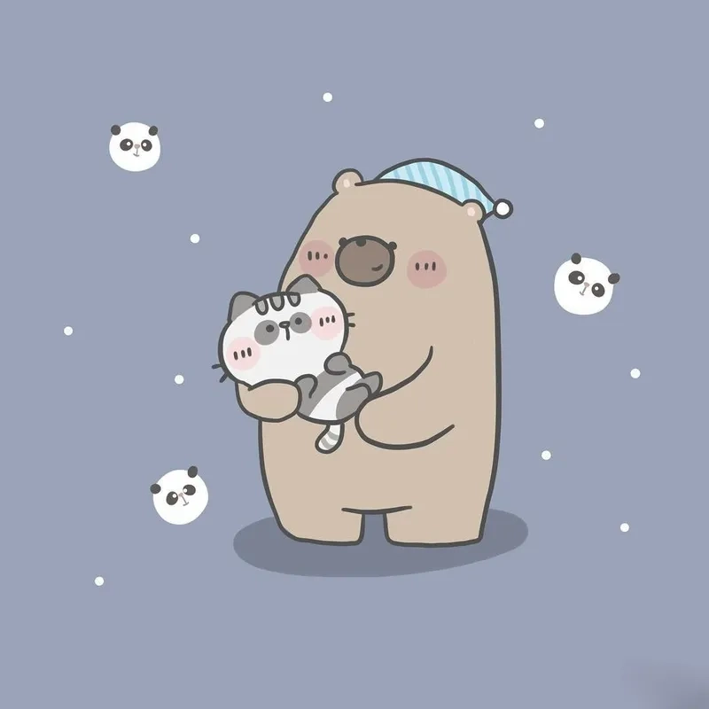 Hình chibi capybara dễ thương nâng tầm phong cách cá nhân