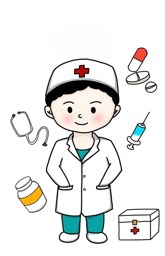 Gợi ý cực chất từ bộ ảnh bác sĩ hoạt hình cho bài giảng và thiết kế