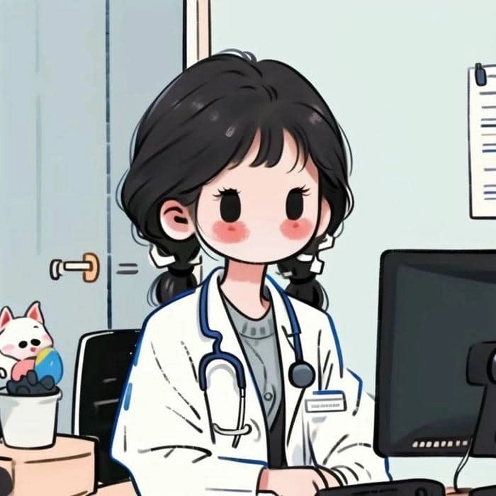 Làm mới thiết bị với hình nền bác sĩ phong cách chibi cực xinh