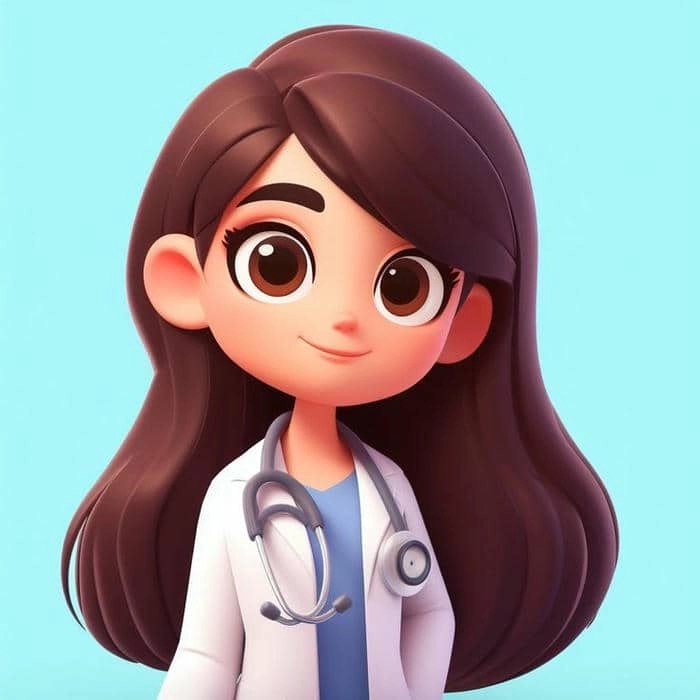 Tăng tính tương tác với hình slide bác sĩ chibi trong bài giảng trực quan