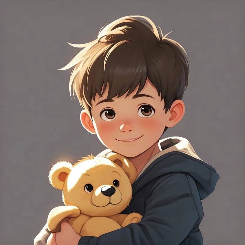 Bộ hình chibi bé trai cute đáng yêu không thể rời mắt