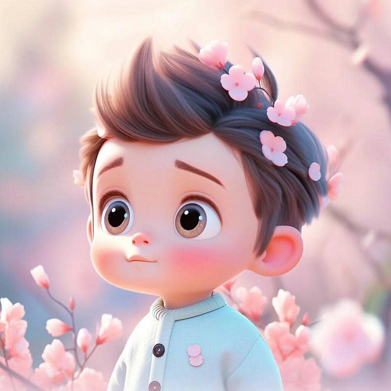 Sưu tầm hình chibi bé trai bé gái đáng yêu siêu cute