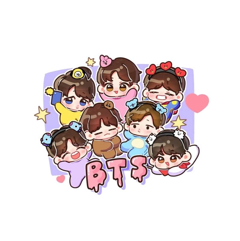 Bts chibi mic drop cực ngầu và cá tính dành cho fan yêu nhạc