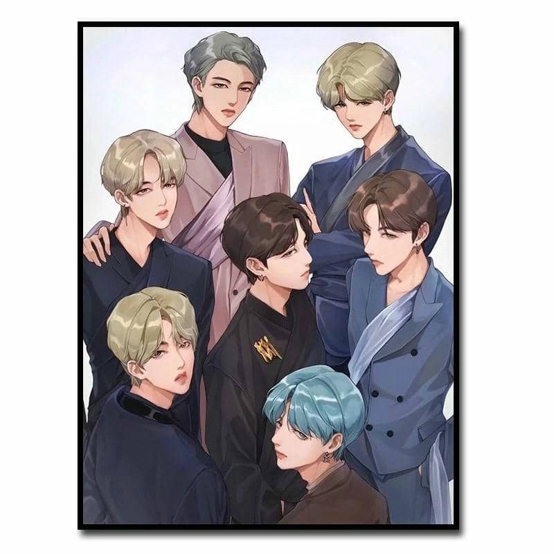 Hình nền máy tính bts chibi rực rỡ cho fan chân chính