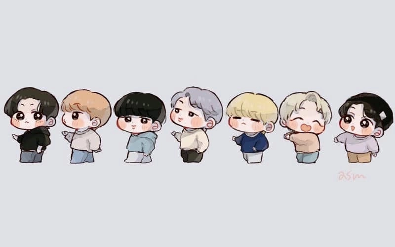Bts chibi jimin siêu cấp đáng yêu khiến tim bạn tan chảy