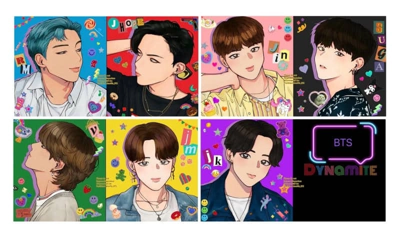 Bts chibi idol phiên bản mini đáng yêu không thể rời mắt