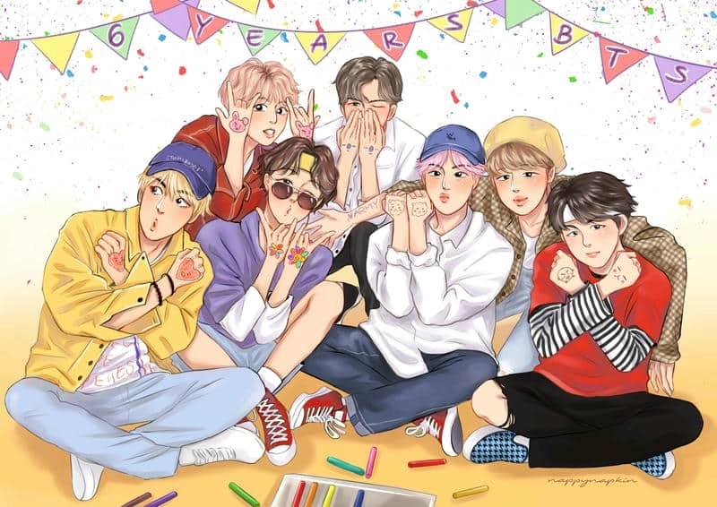 Bts chibi ngộ nghĩnh đốn tim cộng đồng army khắp nơi