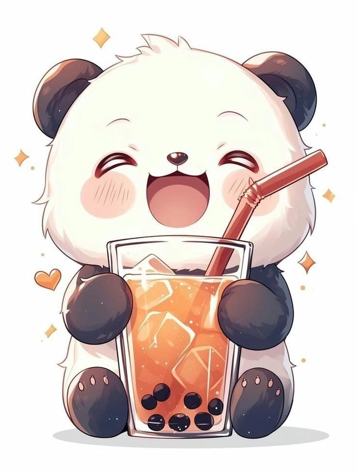 Chibi gấu trúc cực dễ thương cho tín đồ yêu sự đáng yêu