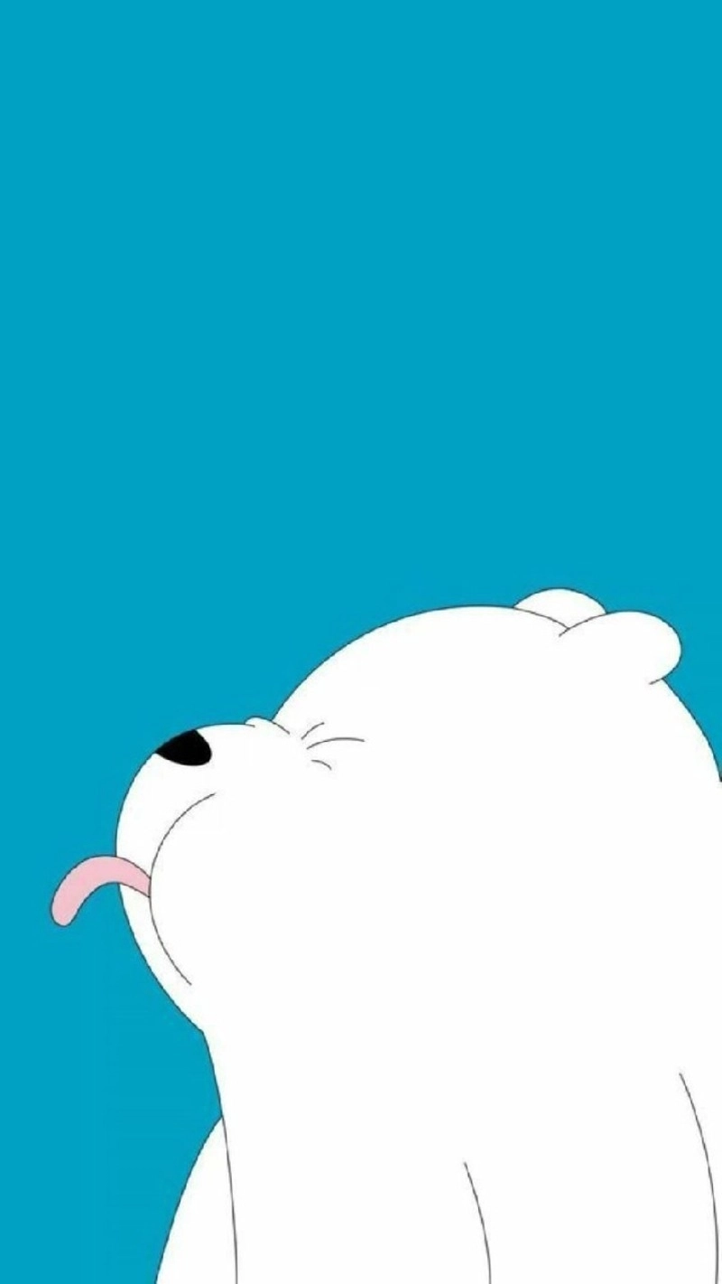 Gấu trắng chibi thanh thoát và cực kỳ đáng yêu