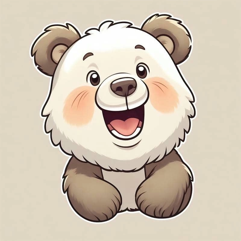 Hình gấu chibi cute cực xinh cho tín đồ cute overload