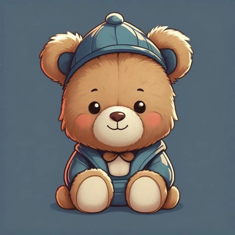 Gấu chibi dễ thương siêu hot trên mạng xã hội