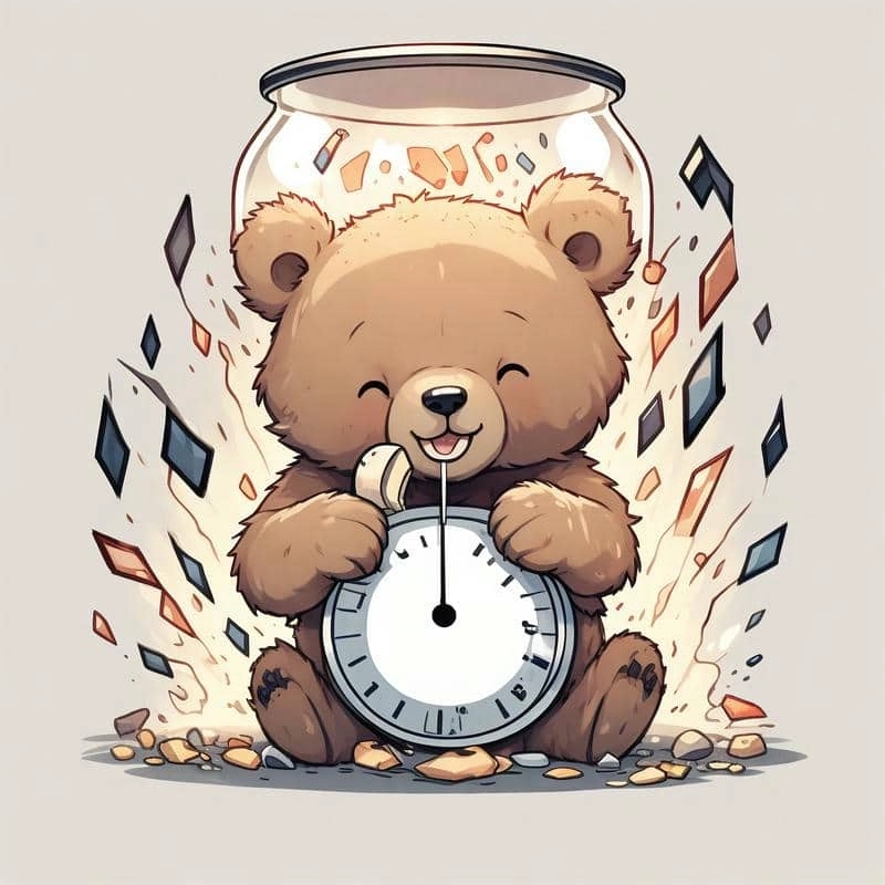 Hình chibi gấu sinh động và thu hút mọi ánh nhìn
