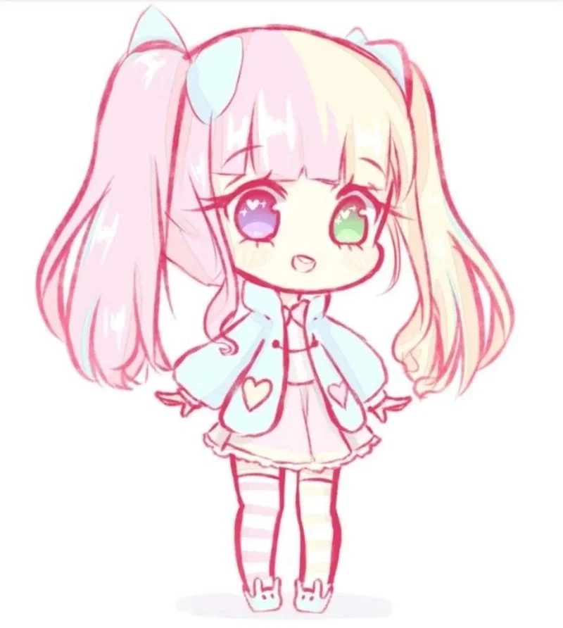Chiêm ngưỡng ảnh chibi ngầu nữ đầy phong cách độc đáo