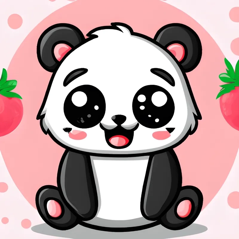 Fan gấu trúc yêu thích cute chibi panda bear không thể bỏ lỡ